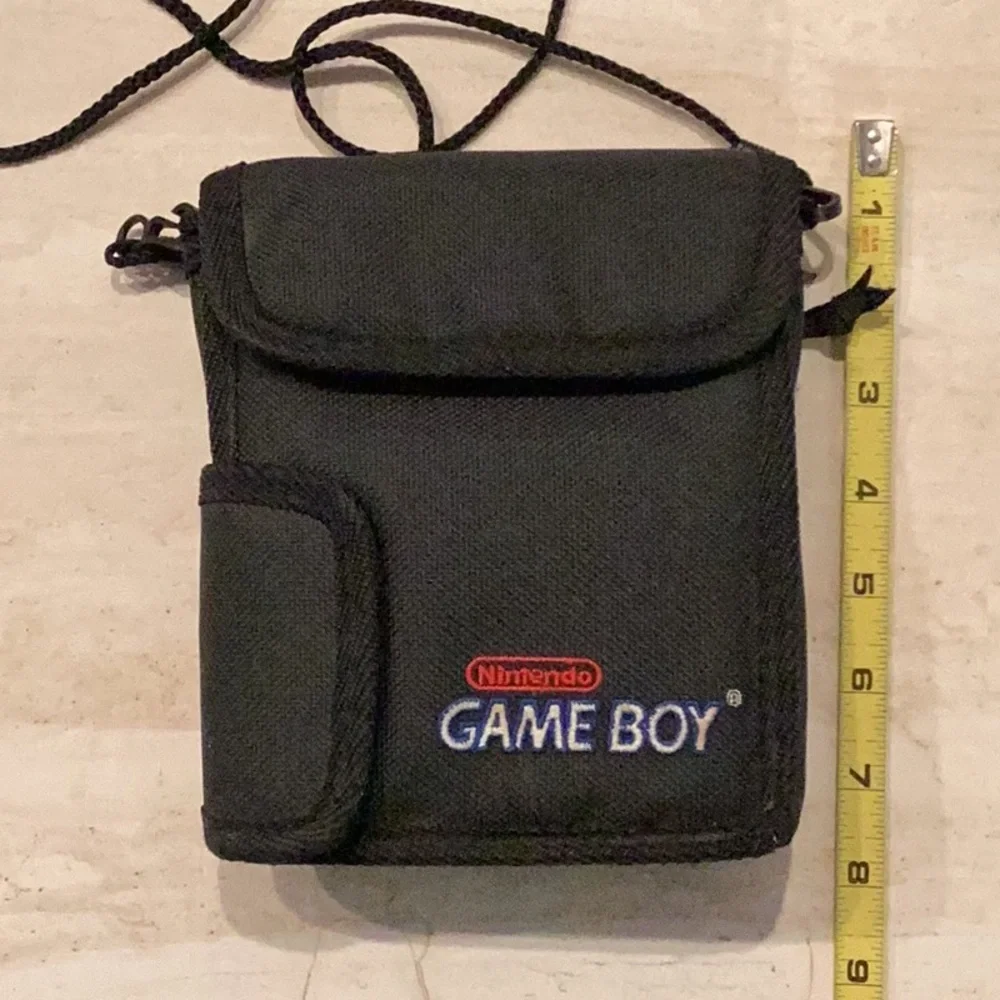 Nintendo Game Boy Console Case Gameboy Carry Travel Carrying Black Strap Vintage